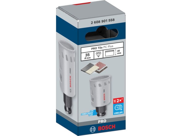 Žaga za izrezovanje lukenj Bosch PRO Tile PC Plus, 35mm, 2608901558